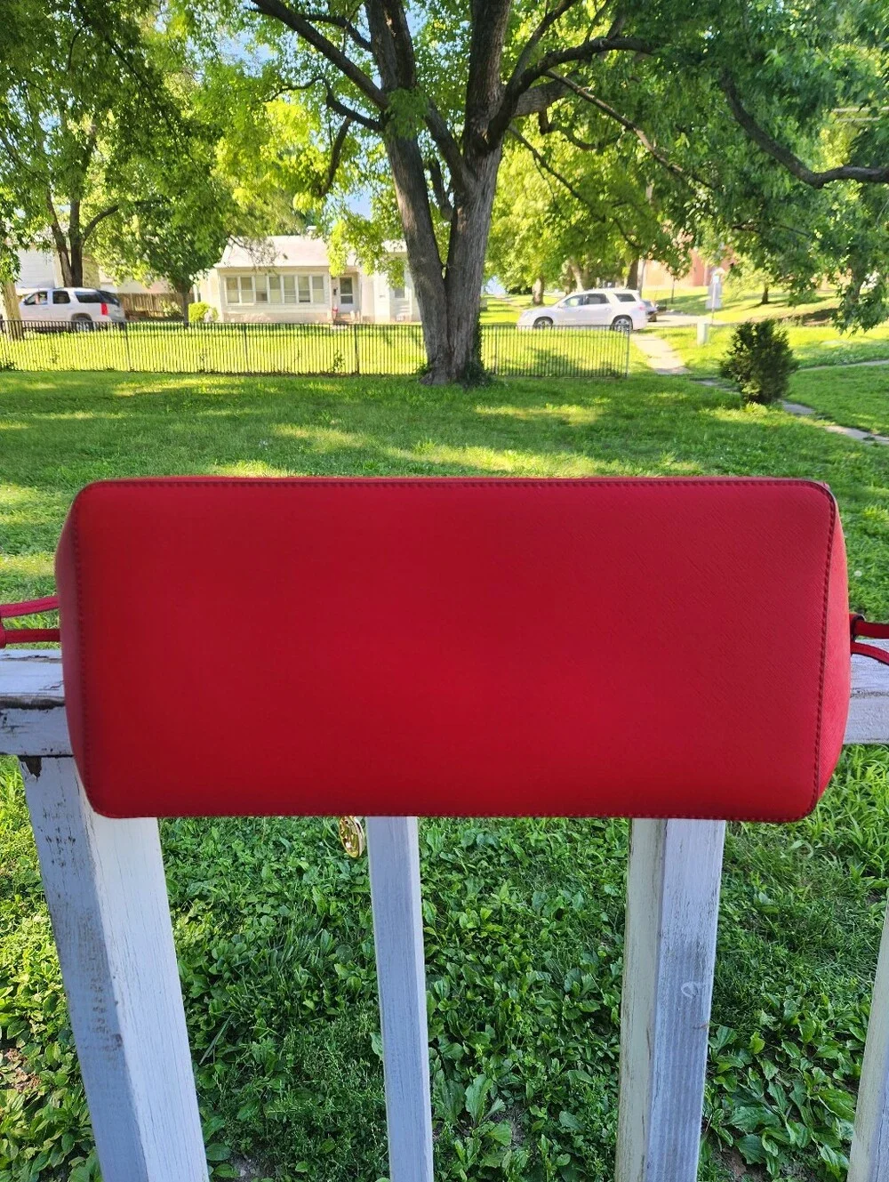 Michael Kors Red Saffiano Leather Tote